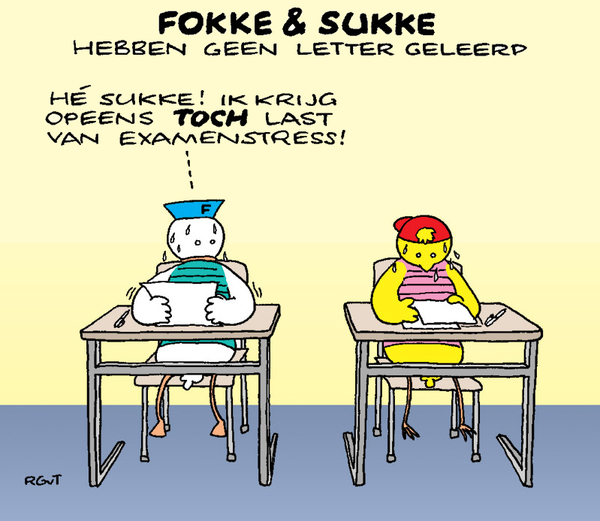 Fokke & Sukke aan de tentamens