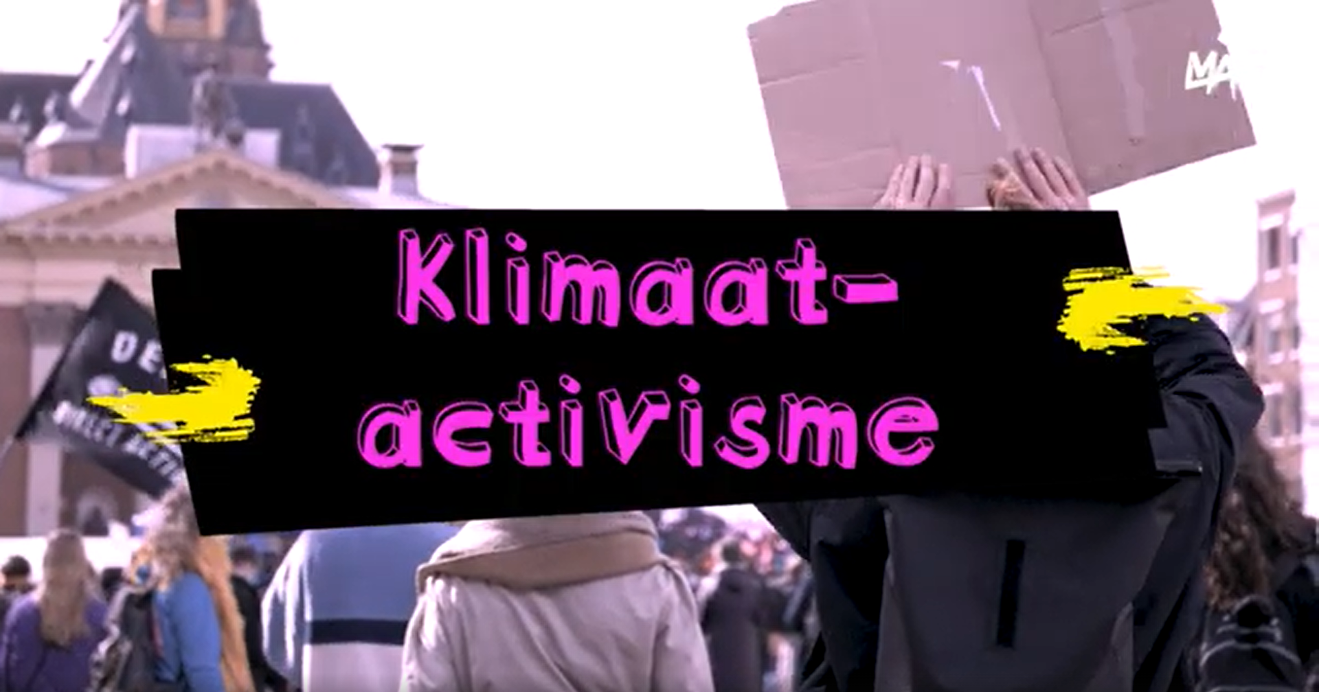 activistische studenten klimaatactivisten